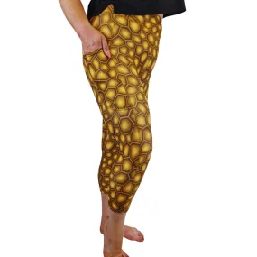 SCULPT Yoga Capri Leggings - Tortoise