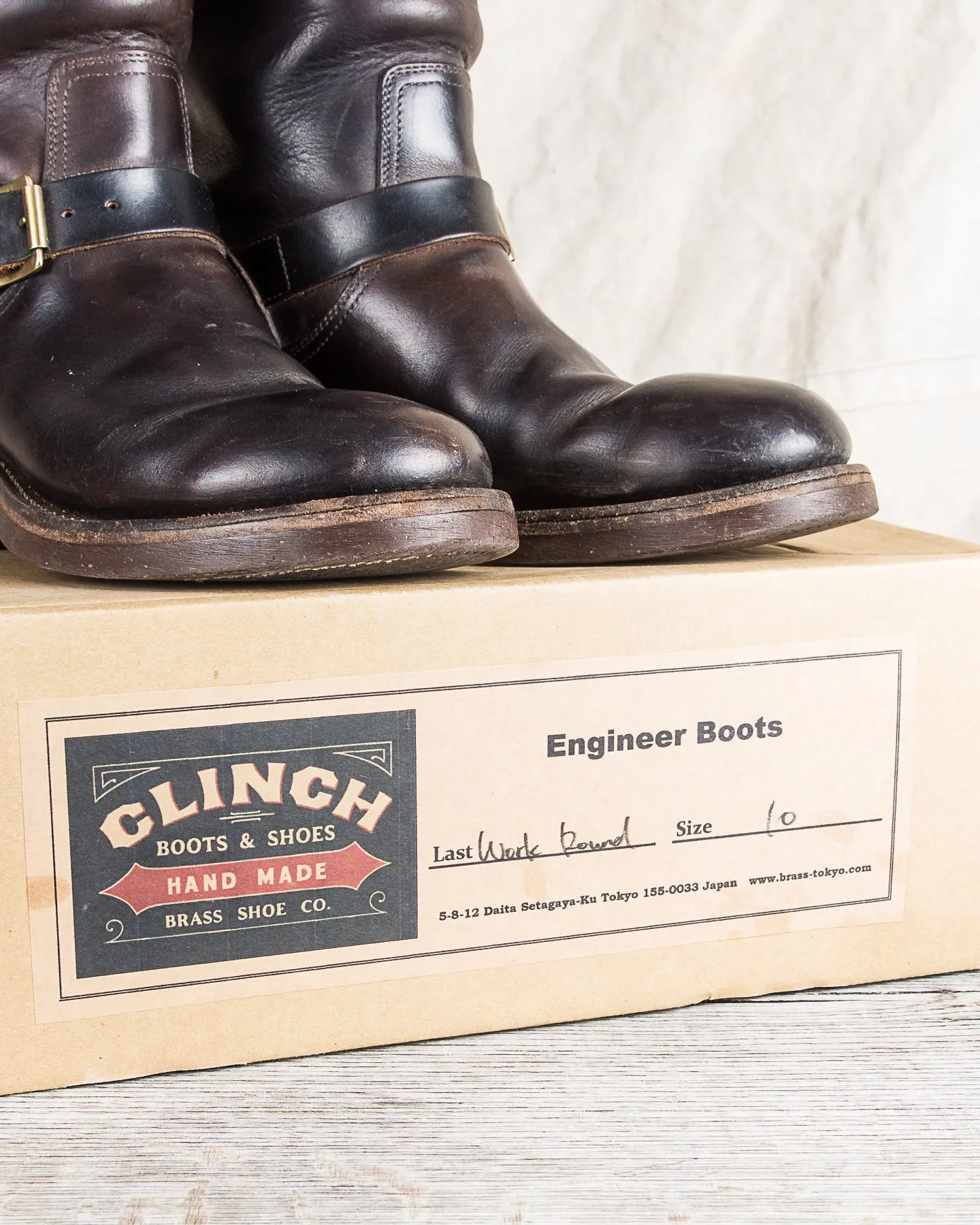 Second Hand Clinch Engineer Boots Size US 10