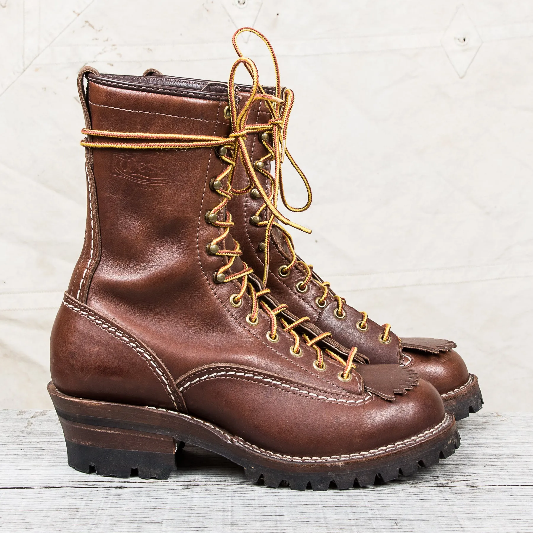 Second hand Wesco Highliner 3808 Brown Boots US 9