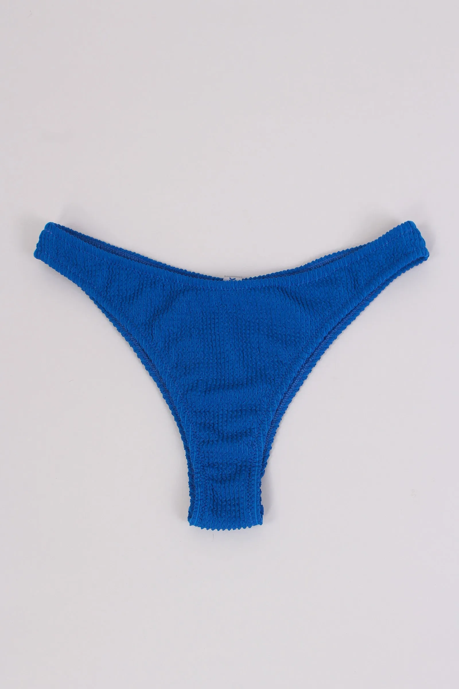 Slip Americano Costine Fisso Bluette