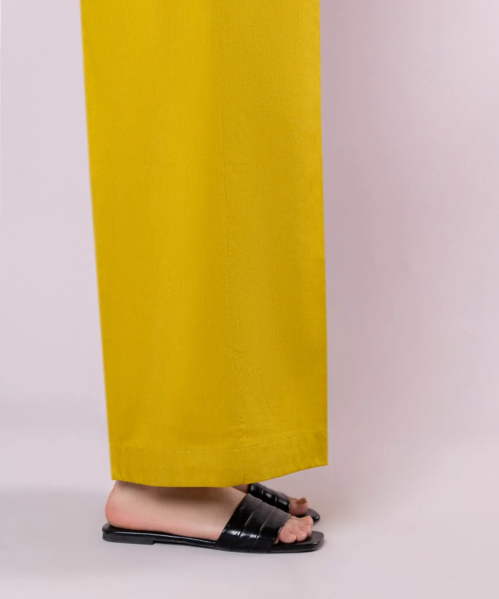 Solid Cotton Viscose Culottes