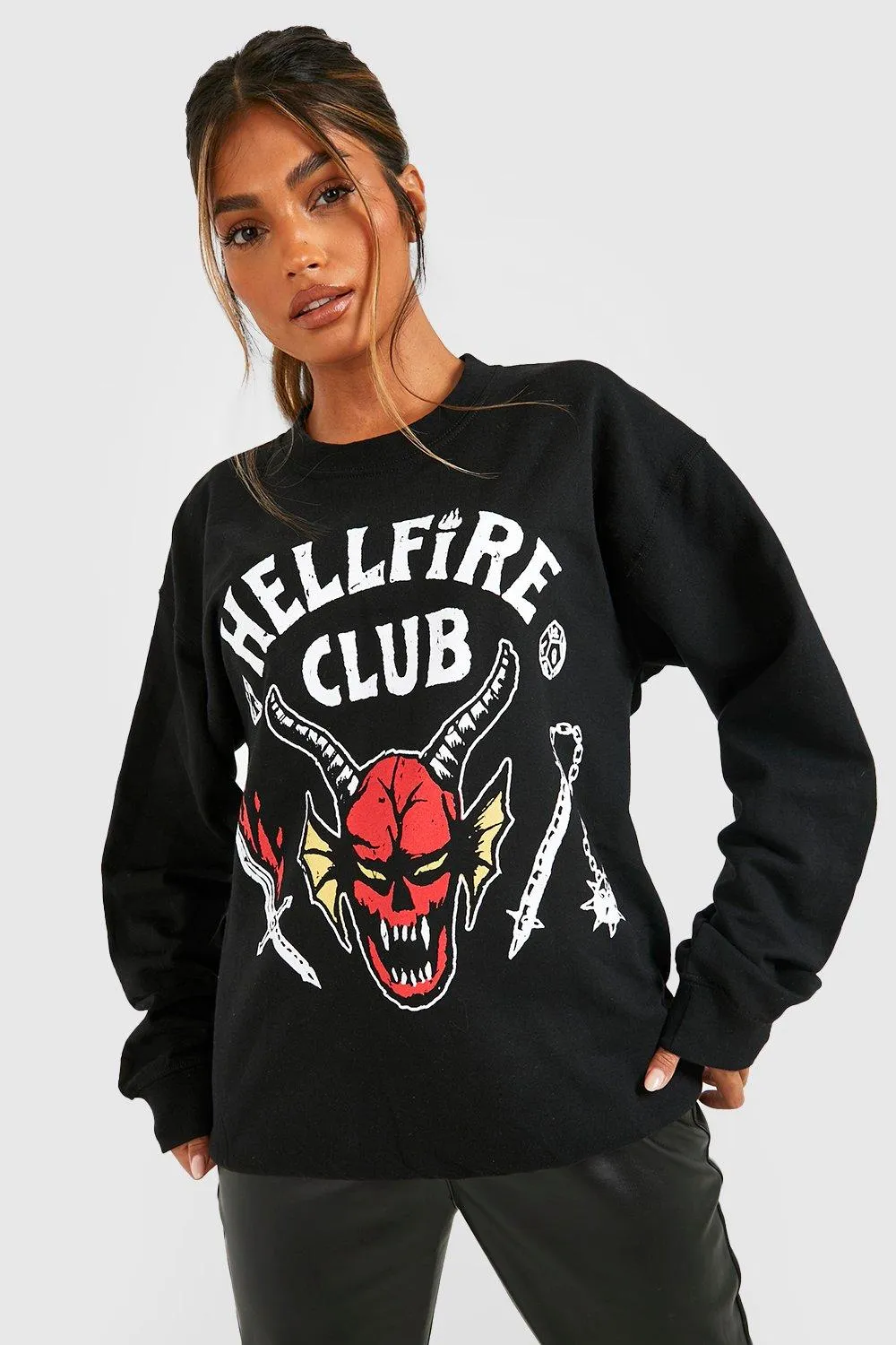 Stranger Things Hellfire Club License Sweater