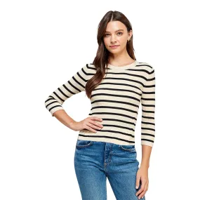 Stripe Crew Sweater