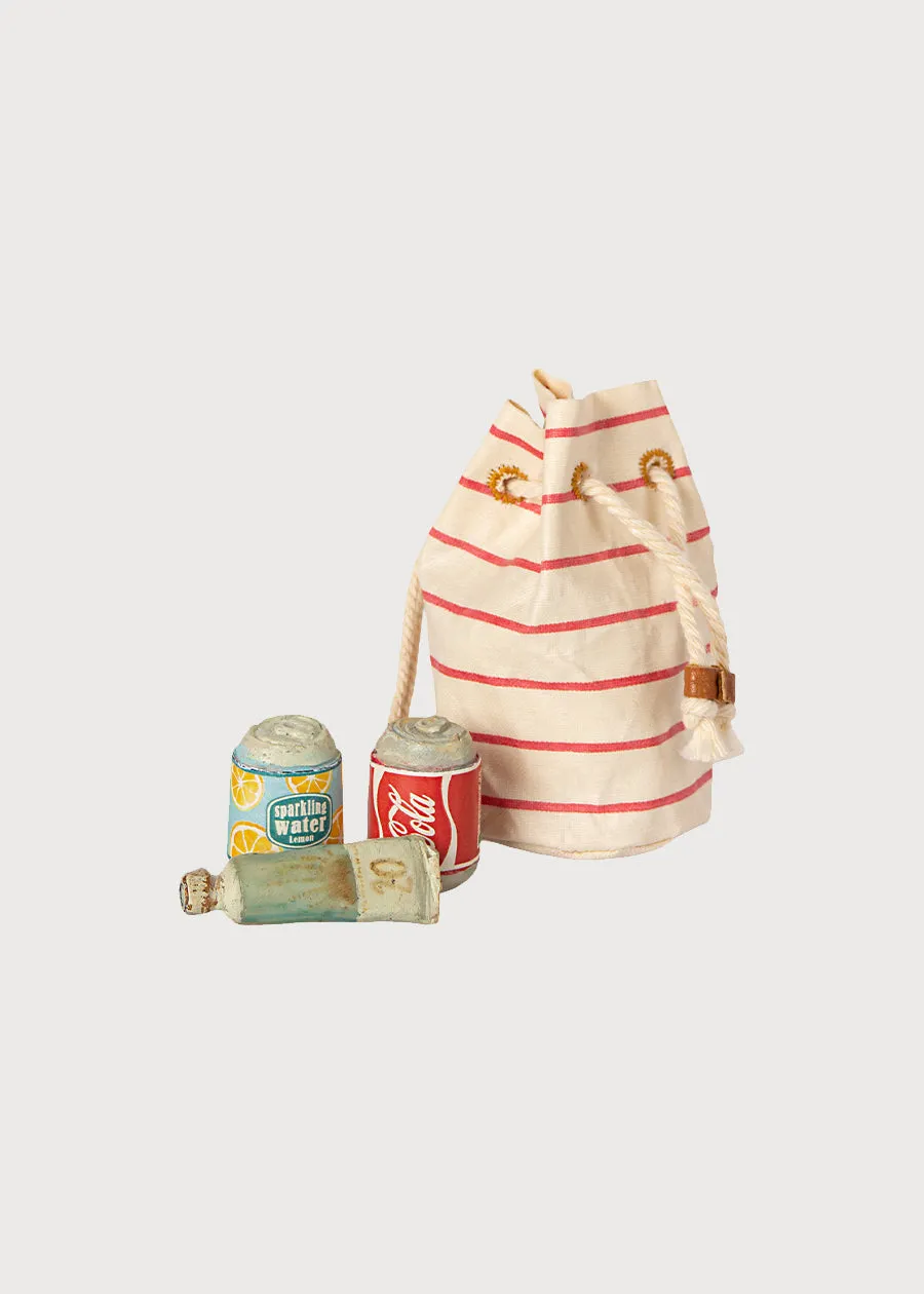 Striped Beach Bag Set