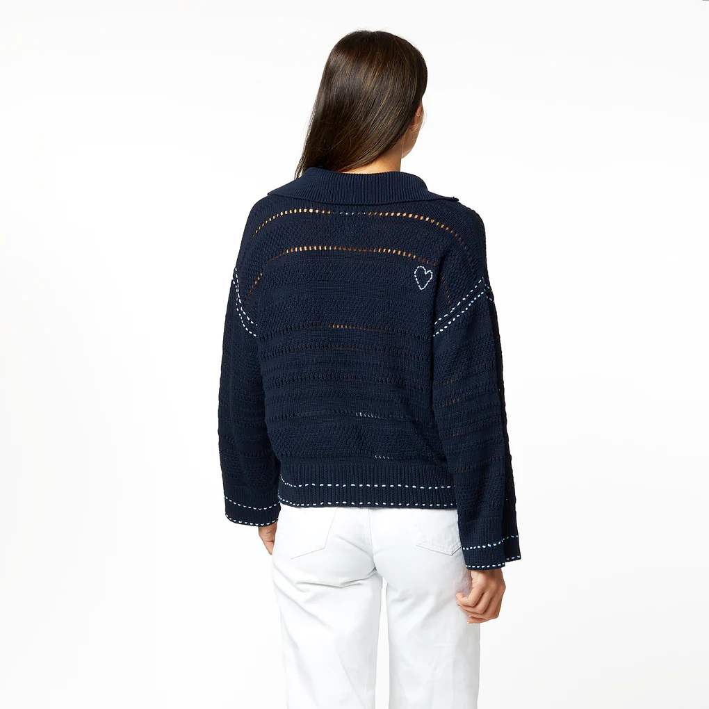 SYDNEY OPEN STITCH SWEATER