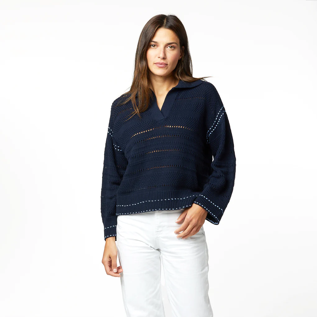 SYDNEY OPEN STITCH SWEATER