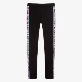 Teen Black Logo Leggings