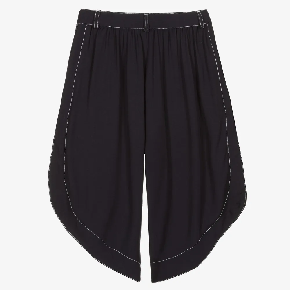 Teen Girls Navy Blue Culottes