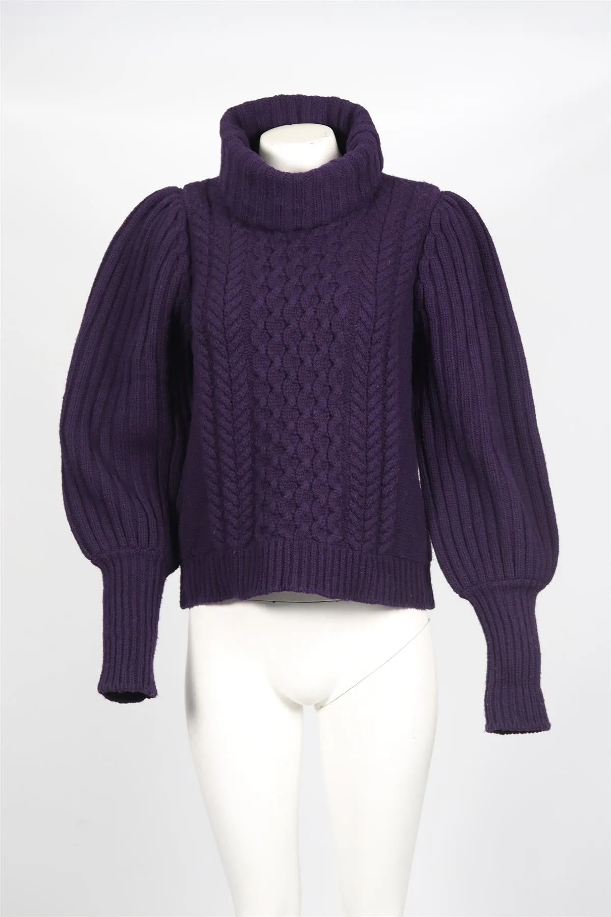 TEMPERLEY LONDON WOOL TURTLENECK SWEATER SMALL