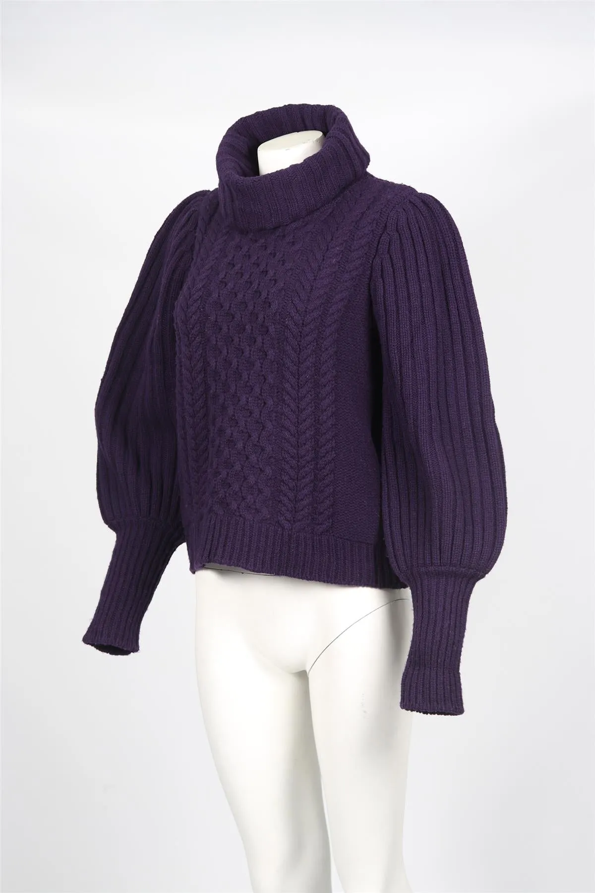 TEMPERLEY LONDON WOOL TURTLENECK SWEATER SMALL