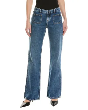 The Kooples Womens Wide Leg Jean Blue Size 28