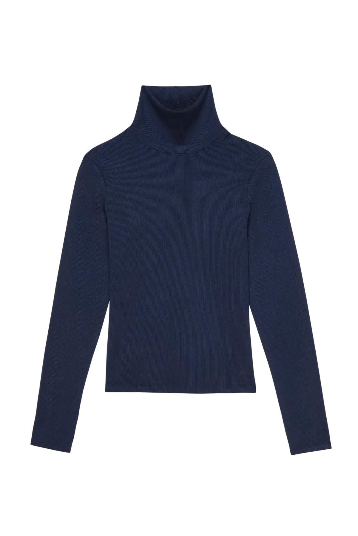 The Rib Turtleneck - Navy