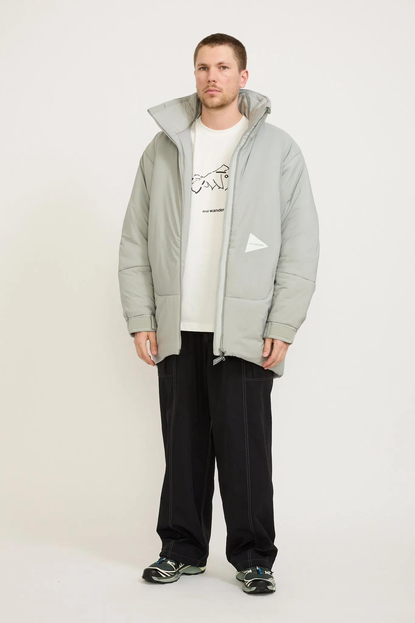 Top Fleece Coat Grey