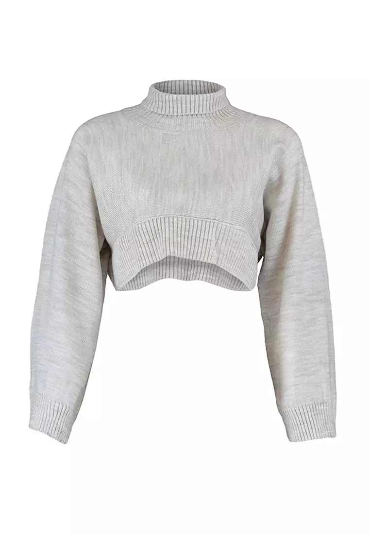 Trendyol Cropped Turtleneck Sweater