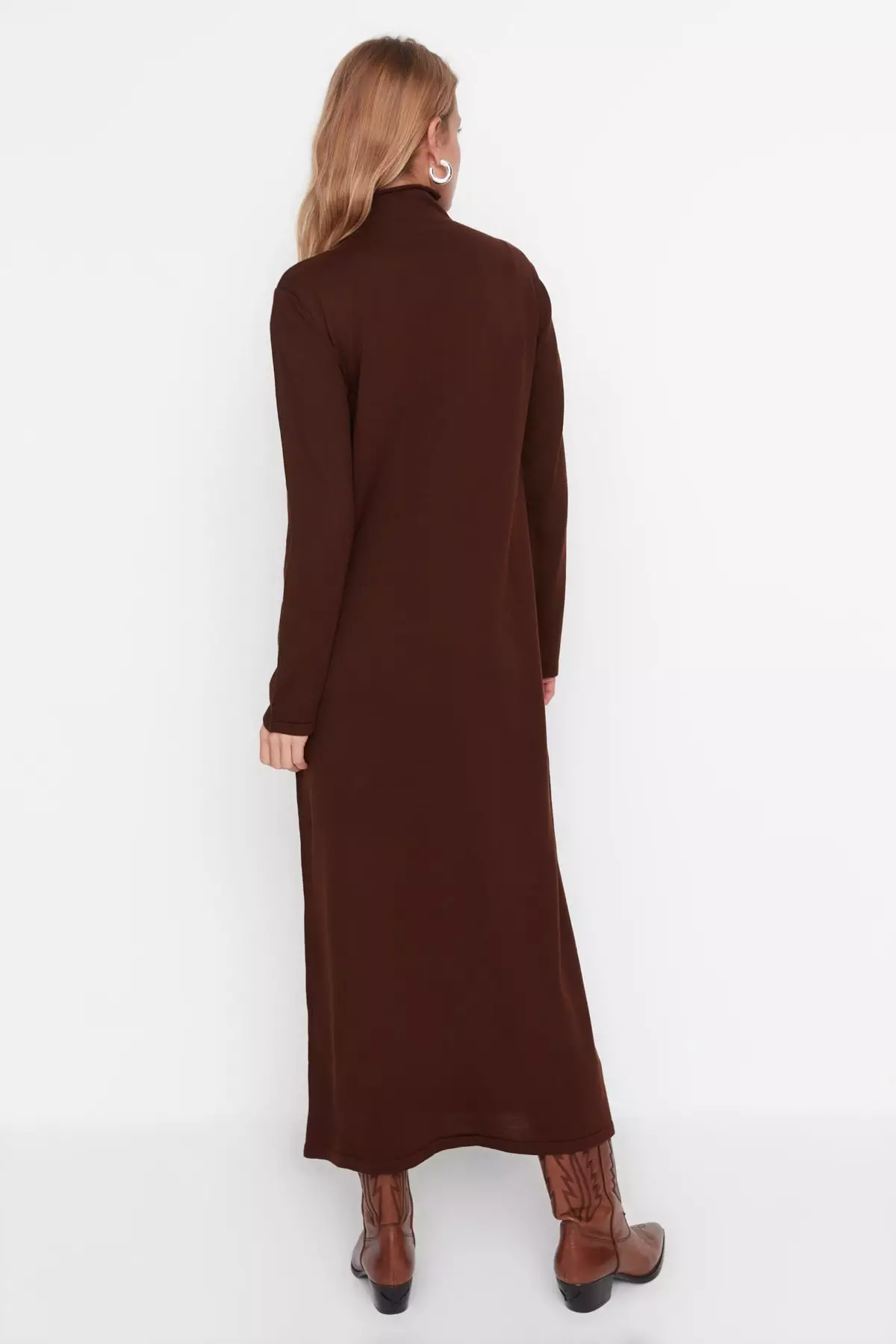 Trendyol MODEST Turtleneck Sweater Dress