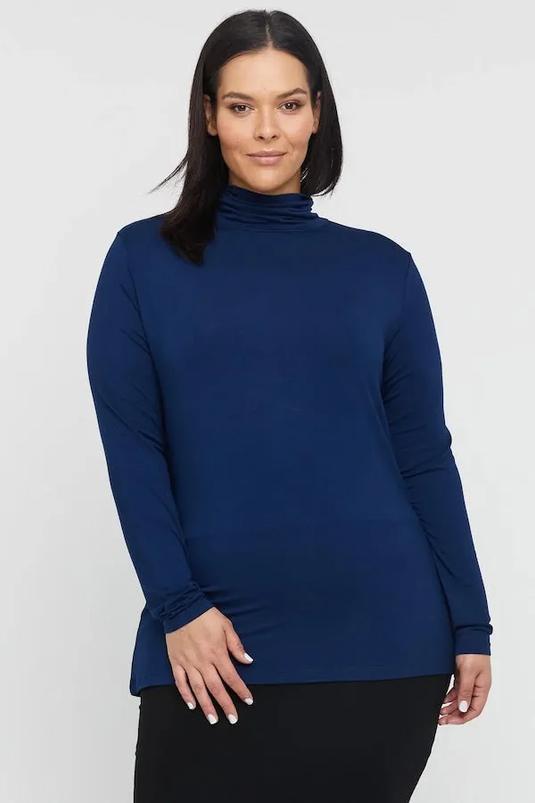 Turtleneck Bamboo Navy