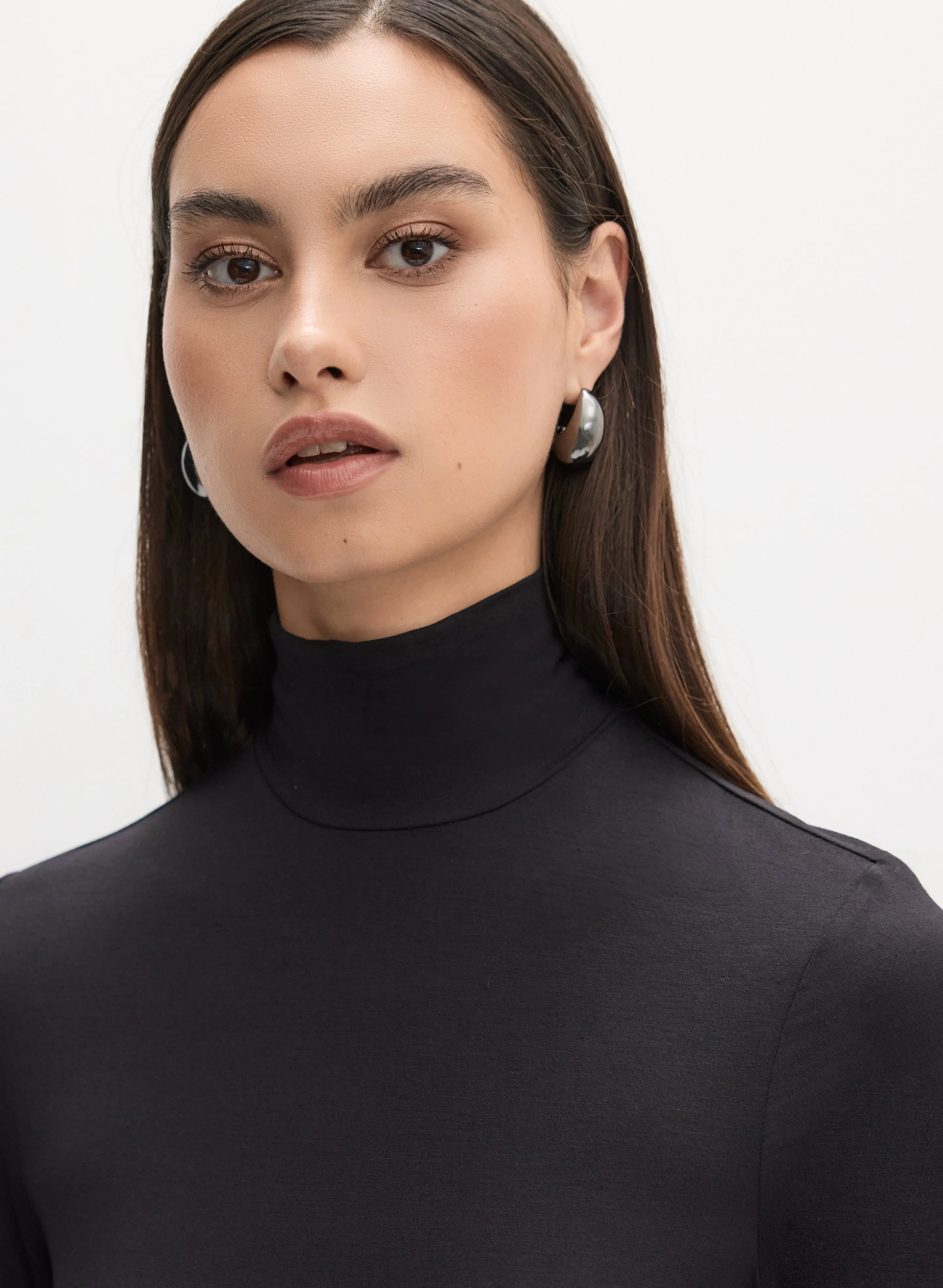 Turtleneck Long Sleeve Top