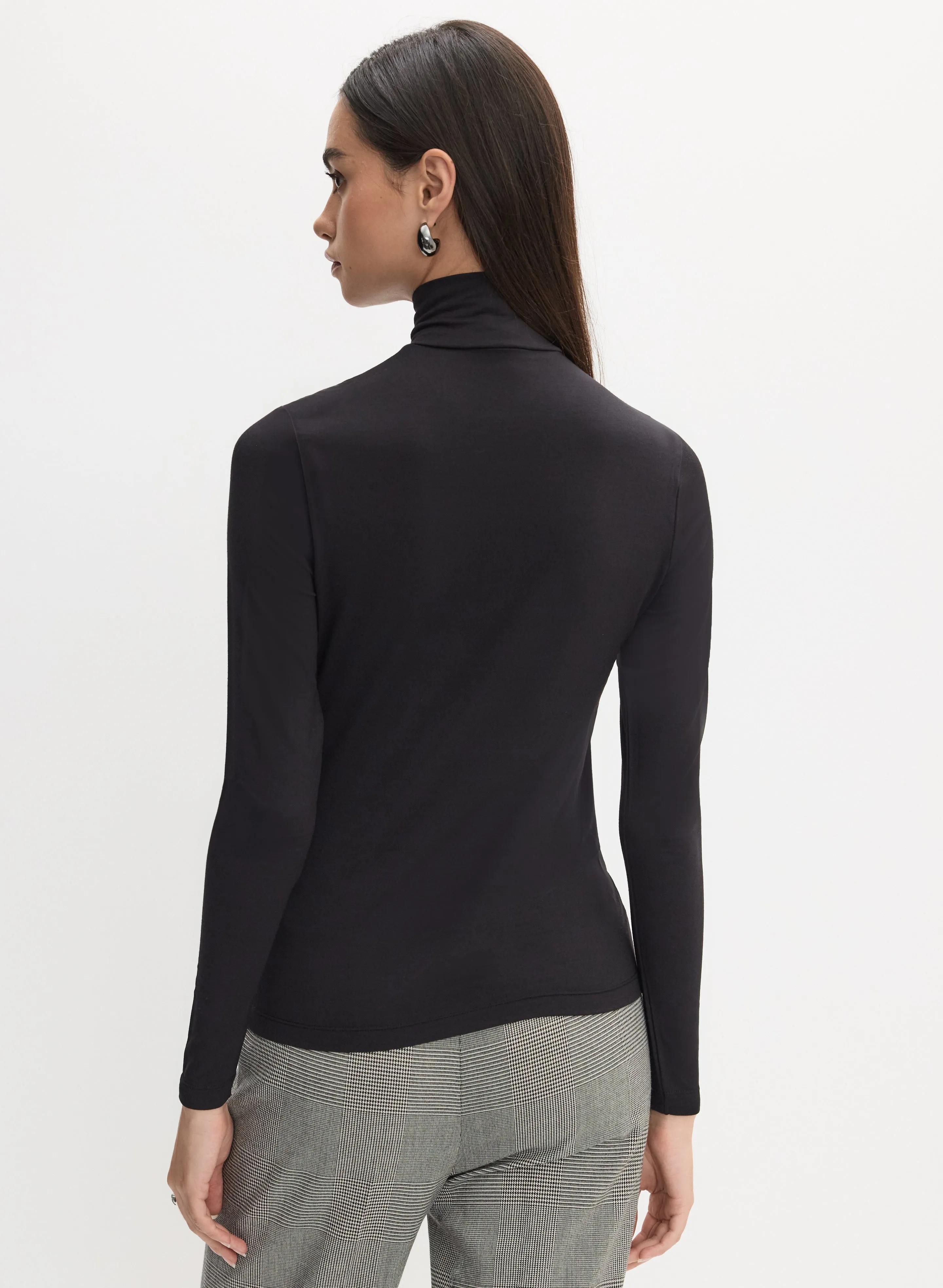 Turtleneck Long Sleeve Top