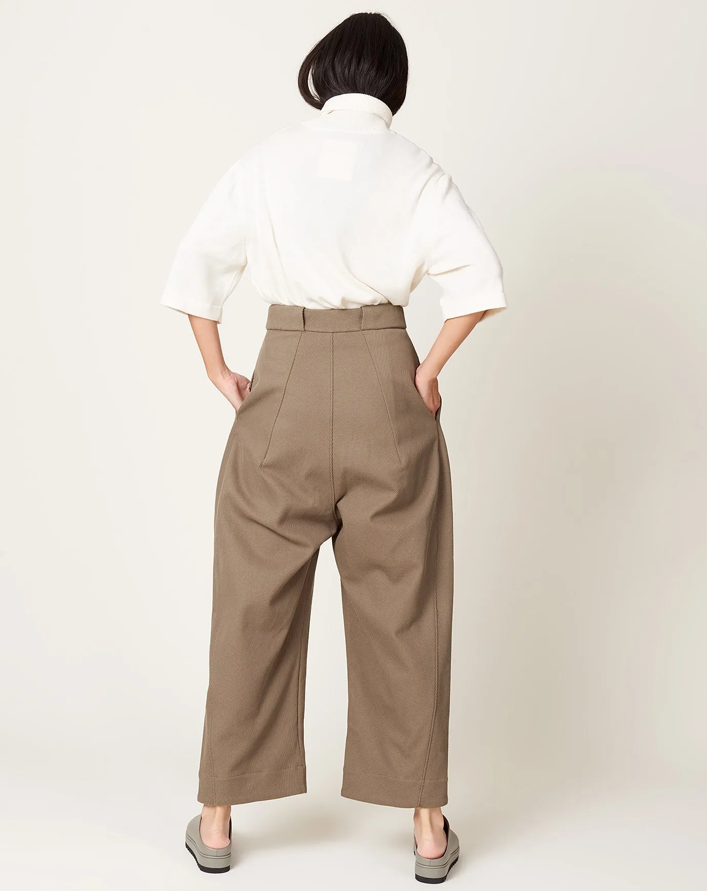 Twill Trouser in Peat