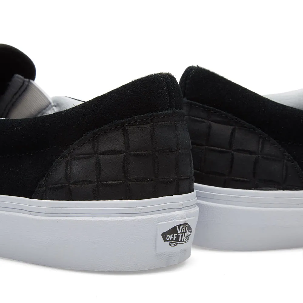 Vans Classic Slip OnBlack Suede Checkerboard