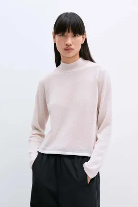 Viscose Shimmery Turtleneck Sweater