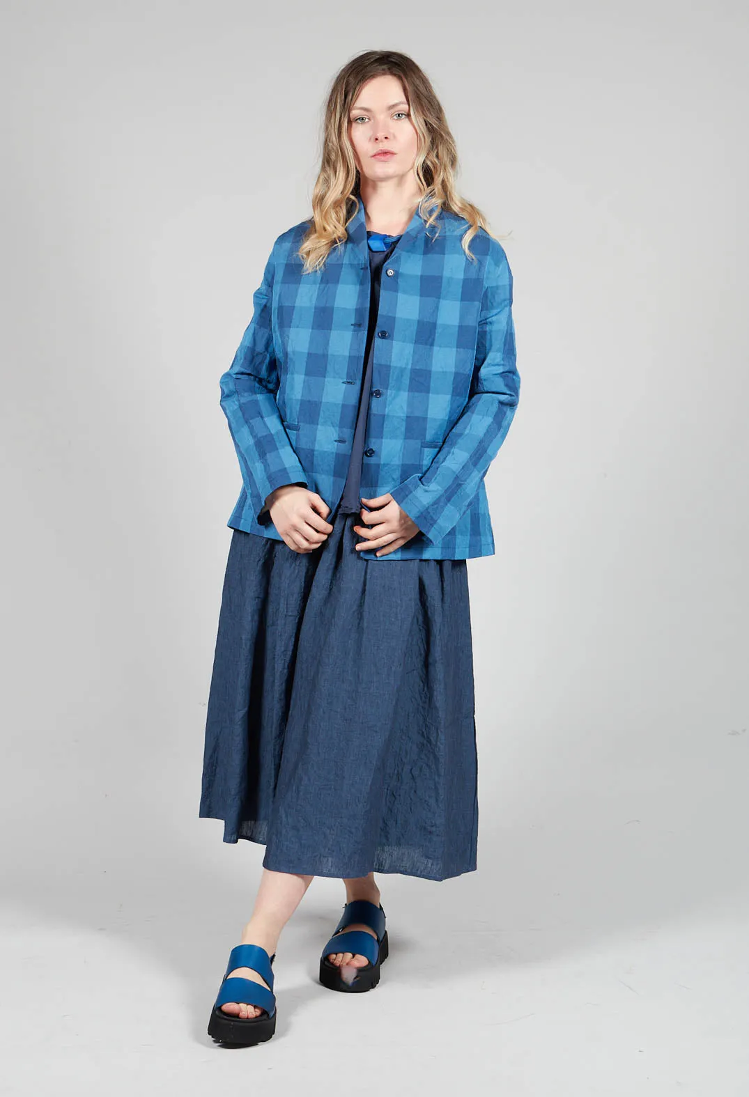 Wide Leg Culottes in Denim