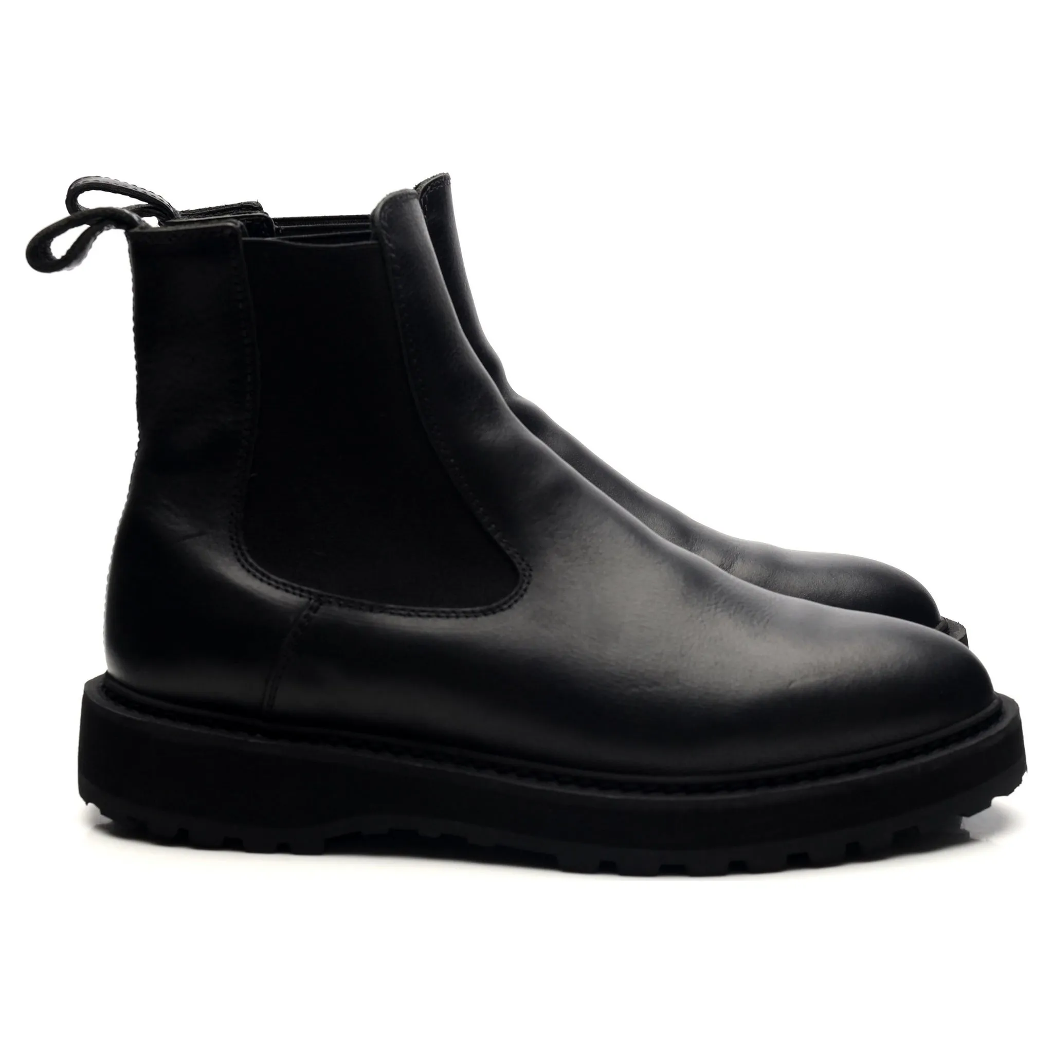 Women's 'Alberone' Black Leather Chelsea Boots UK 8 EU 41