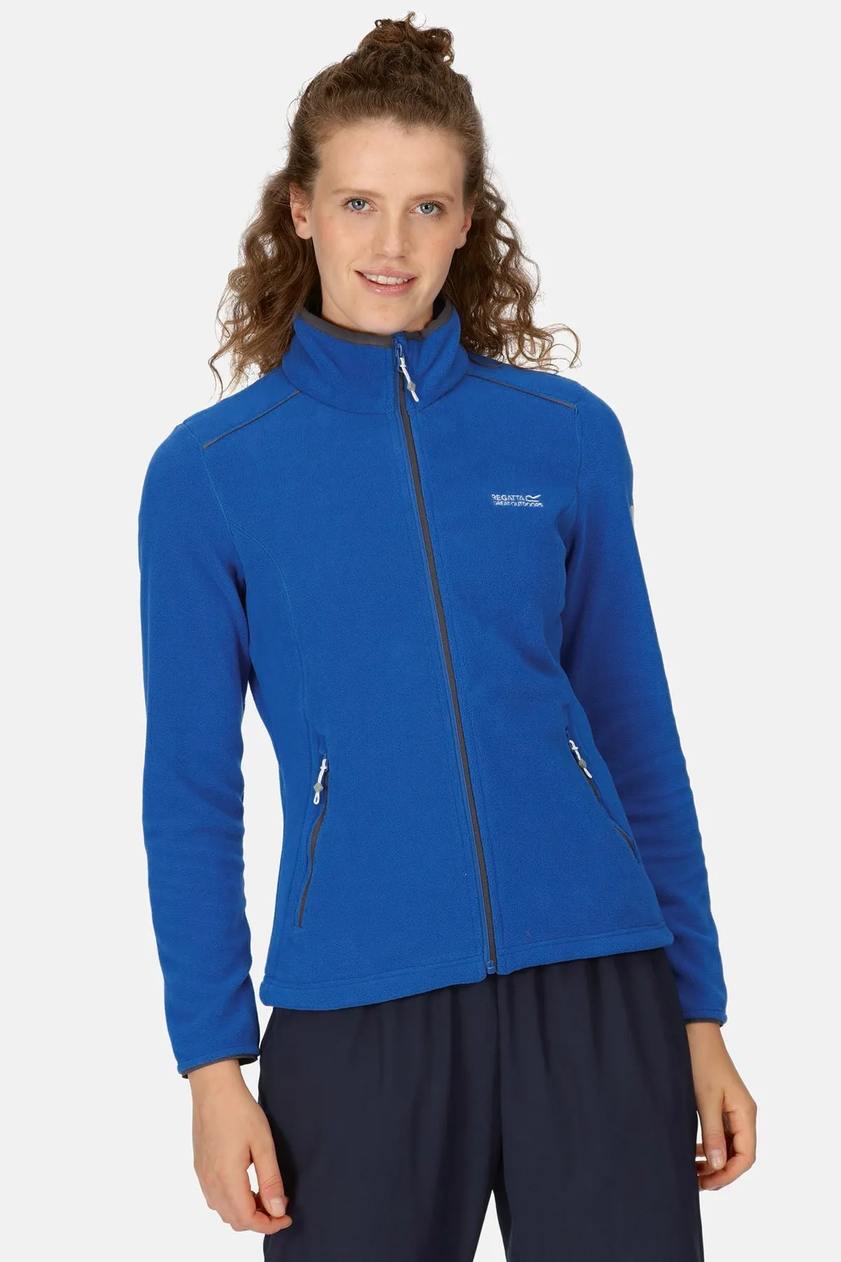 Women's Floreo IV Full Zip Fleece in Olympian Blue