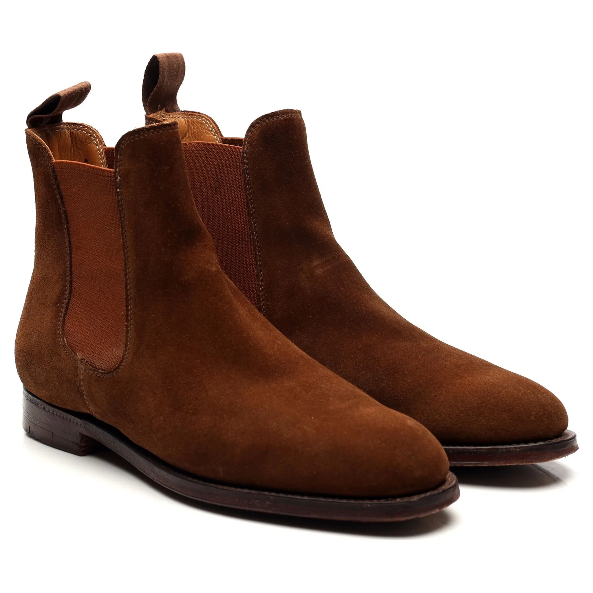 Women's 'Gresham' Brown Suede Chelsea Boots UK 4.5 C