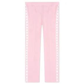 Women's Star Wide Leg Jogging Pant - Rose Shadow/White